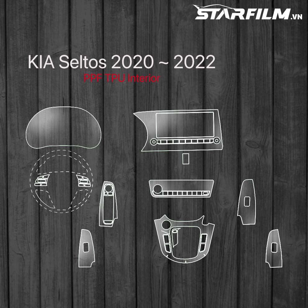 KIA Seltos PPF TPU chống xước tự hồi phục STAR FILM